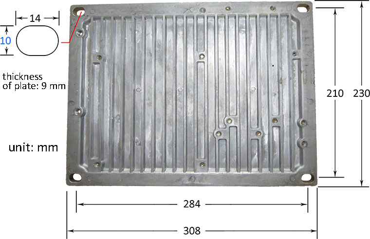 Installation Dimensions of 1204M / 1205M Controllers