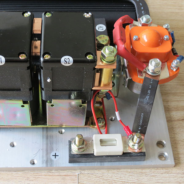 CURTIS DC Series Winding Motor Speed Controller Assemblage 1204M-5305, 36-48V, 325A,  With 0-5K Foot Pedal Throttle