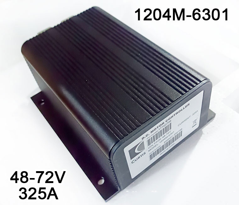Programmable CURTIS DC Series Motor Speed Controller, PMC Model 1204M-6301, 48-72 (80)V - 325A, 0-5K or 0-5V Electric Throttle