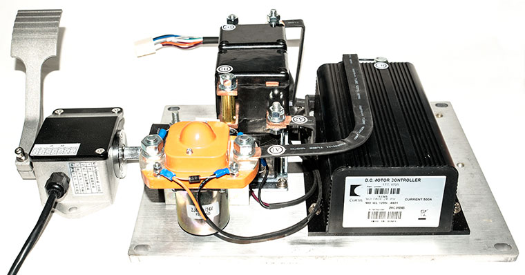 Programmable CURTIS Motor Speed Controller Assemblage, With 2-Wire 0-5K Potentiometer Throttle, Designed For DC Series Winding Motor