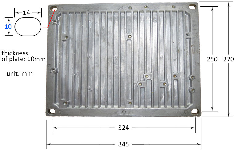 Installation Dimensions of 1204M / 1205M Controllers, Model 1205M-6B403