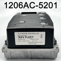 CURTIS 1206AC-5201 AC Motor Controller, 48V 235A, E-Z-GO RXV FLEET / Freedom and 2FIVE AC Motor Controller, E-Z-GO Part Number 618374