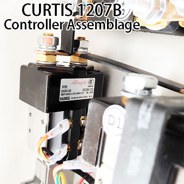 CURTIS DC Series Winding Motor Speed Controller Assemblage 1207B-4102, 24V / 250A,  With 0-5V Throttle