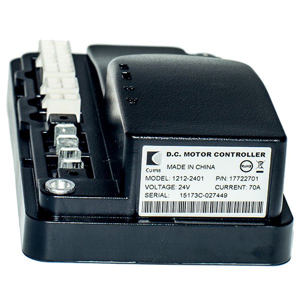 Forklift Curtis Programmable Permanent Magnet PWM Speed Drive Motor Controller Model 1212 2401 24v 70a Dc Brush Speed Motor Controller