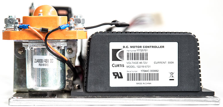 Programmable CURTIS Motor Speed Controller Assemblage, With 2-Wire 0-5K Potentiometer Throttle, Designed For DC Series Winding Motor