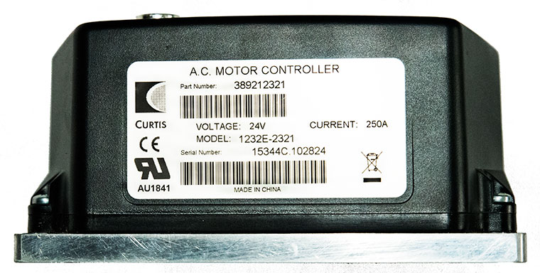 CURTIS Programmable AC Motor Controller 1232E-2321, 24V / 250A