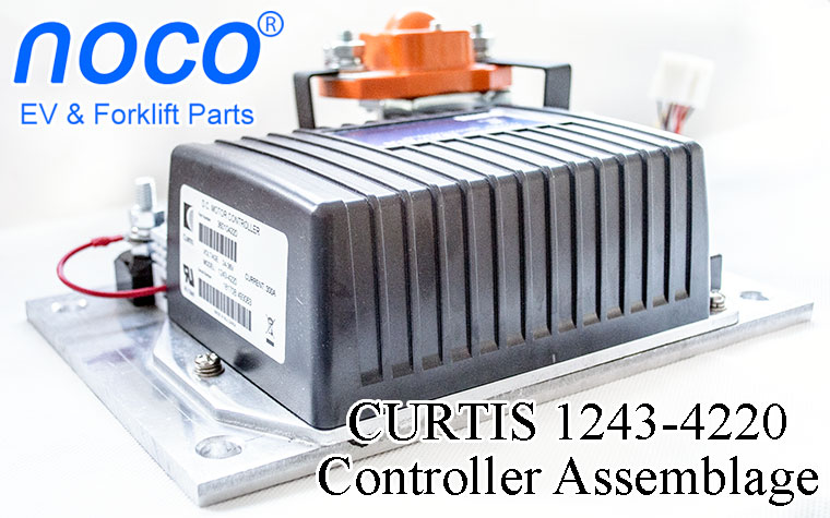 Programmable CURTIS DC SepEx Motor Speed Controller Assemblage 1243-4220 - 24V / 36V - 200A, pallet truck and light weight forklift traction motor control unit
