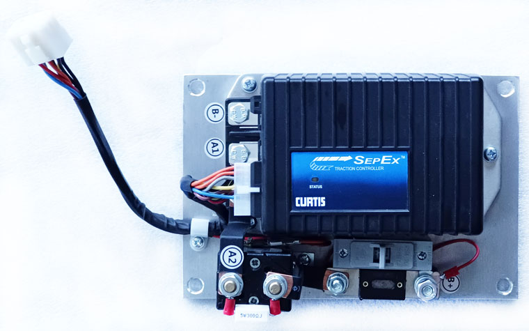 Programmable CURTIS DC SepEx Motor Speed Controller Assemblage 1243-4320 - 24V / 36V - 300A, http://www.noco-evco.com/ 