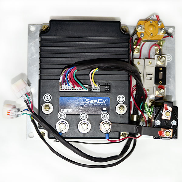Programmable CURTIS DC SepEx Motor Speed Controller Assemblage 1268-5403, 36V / 48V - 400A, Golf Cart Driving Motor Control System