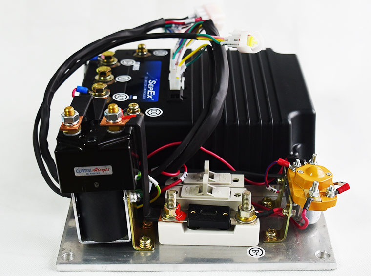 Programmable CURTIS DC SepEx Motor Speed Controller Assemblage 1268-5403, 36V / 48V - 400A, Golf Cart Driving Motor Control System 