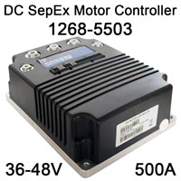 CURTIS SepEx Controller 1268-5503, 36-48V 500A SX Control, Tomberlin E-Merge Golf Cart Traction Motor Speed Controller