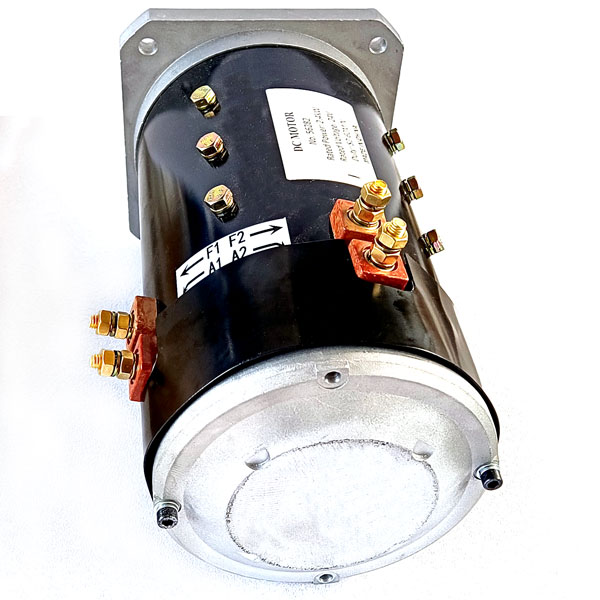 24V / 2.4kW DC SepEx Motor, Shunt Type, Compatible with GE 5BC49JB6002, GENIE Z45 Drive Motor, GENIE Part Number 94197 / 56282