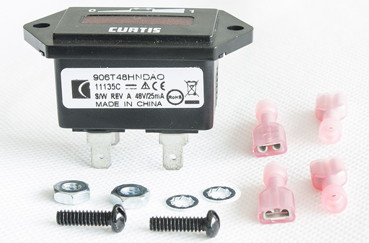 CURTIS Battery Discharge Meter, 906T12HNDAO, 906T24HNDAO, 906T36HNDAO, 906T48HNDAO