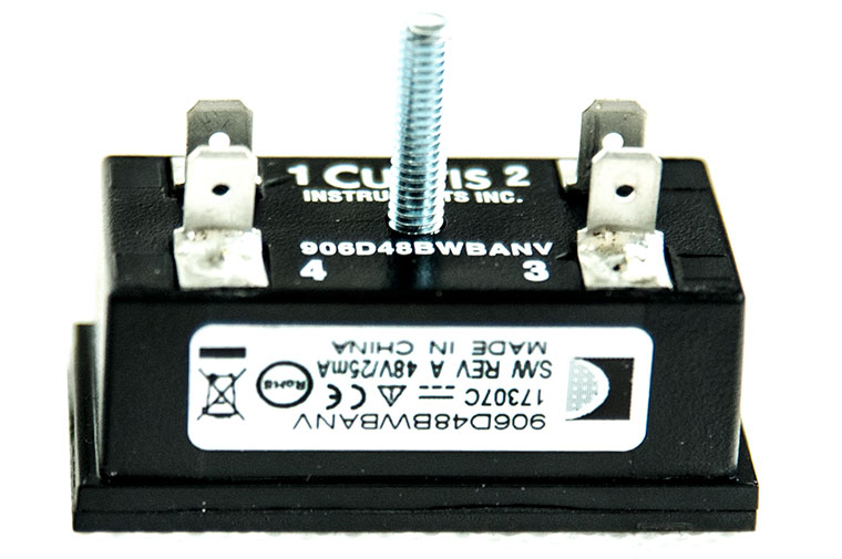 CURTIS Battery Discharge Display, Electric Vehicle Fuel Meter, Model 906D36BWBANV / 906D48BWBANV