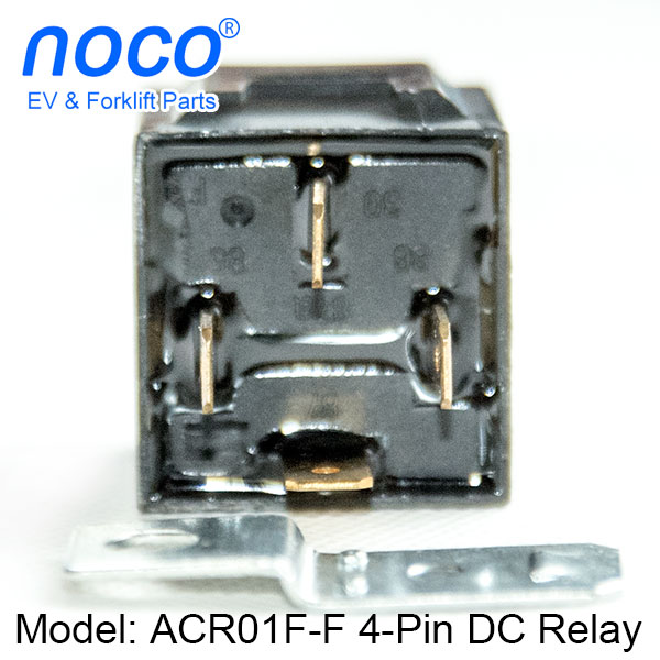 AIKS ACR01F-F, 4-pin / 5-pin Bosch type automotive DC relay  with metal bracket