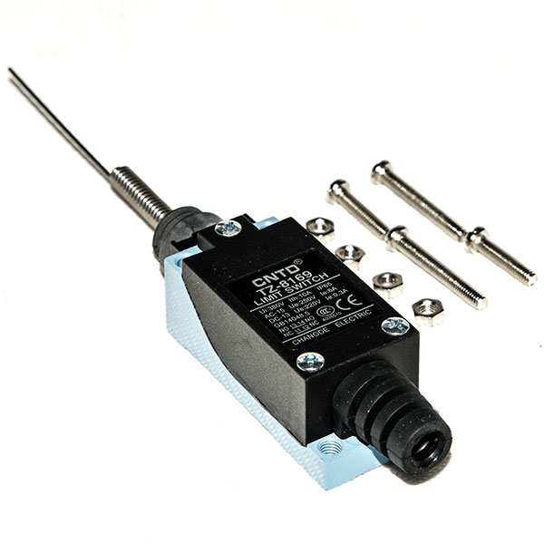CNTD Mini Limit Switch With Flexible Coil Spring Arm, Model: TZ-8169
