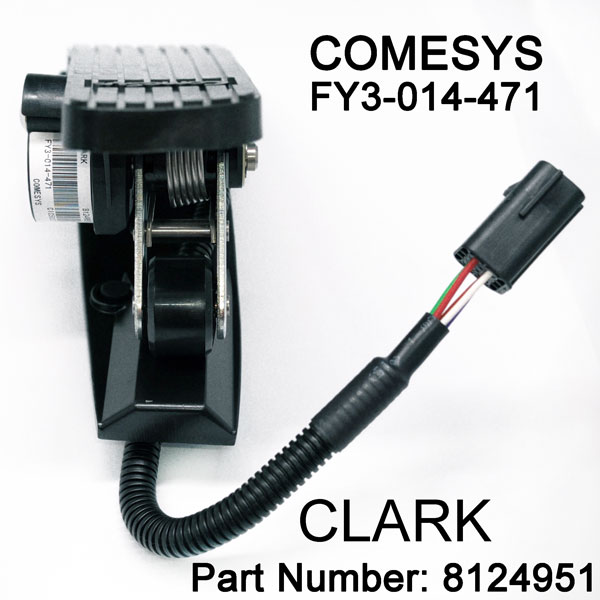 COMESYS Foot Pedal Throttle FY3-014-471, CLARK forklift accelerator 8124951