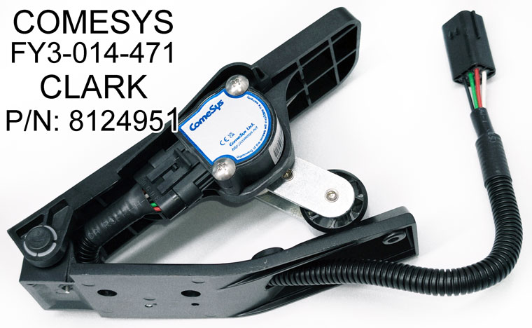 COMESYS Foot Pedal Throttle FY3-014-471, CLARK forklift accelerator 8124951