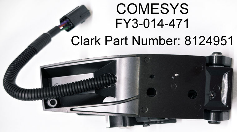COMESYS Foot Pedal Throttle FY3-014-471, CLARK forklift accelerator 8124951