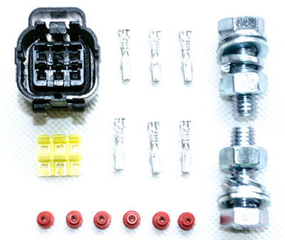 Mating connector and installation kit for COMESYS foot pedal throtlle FY3-016-13