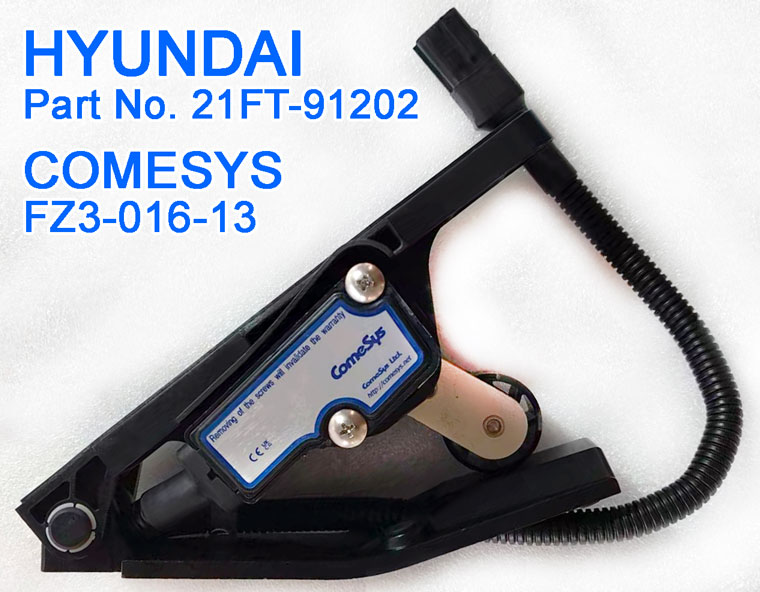 COMESYS Electric Accelerator Assembly FZ3-016-13, HYUNDAI Part Number 21FT-99202