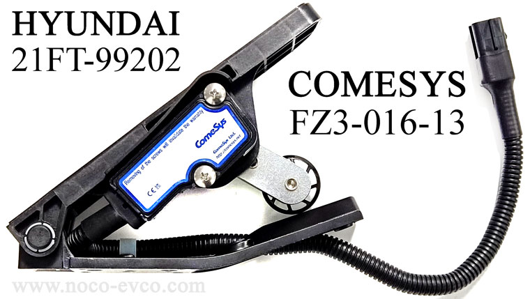 COMESYS Electric Accelerator Assembly FZ3-016-13, HYUNDAI Part Number 21FT-99202