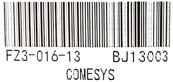 Product Code of COMESYS Throttle FZ3-016-13