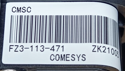 FZ3-113-471 | COMESYS Throttle, Clark Forklift Pedal Accelerator
