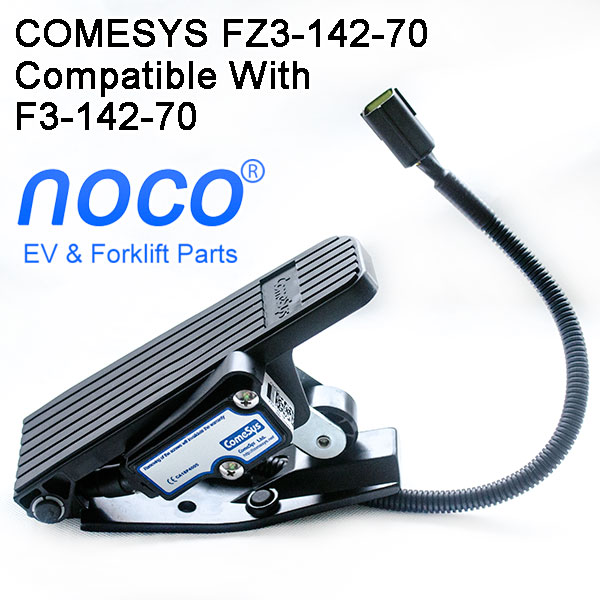 COMESYS Foot Pedal Throttle, FZ3-142-70 For DANAHER Controller, 3.6-0V Voltage Throttle