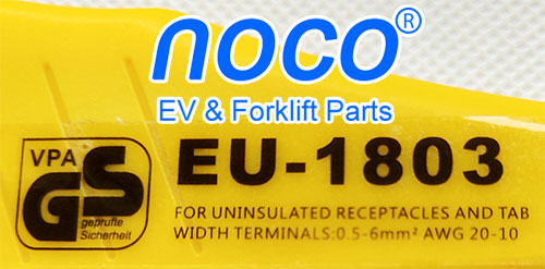 Product label for EU-1083 crimper