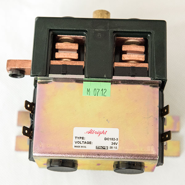 Abright DC182-3 Monoblock DC Contactor, 24V Reversing Contactor, Forward / Reverse Changeover Switch