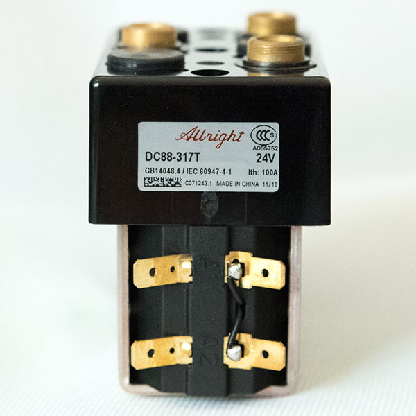 Albright DC Contactor / Solenoid DC88 and DC88B (Model with Magnetic Blowout), Monoblock Structure