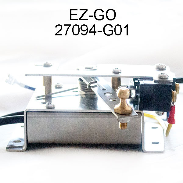 E-Z-GO_27094-G01, E-Z-GO 1989-1994 Marathon Golf Cart Throttle, 0-5K Potentiometer Assembly With Micro-Switch