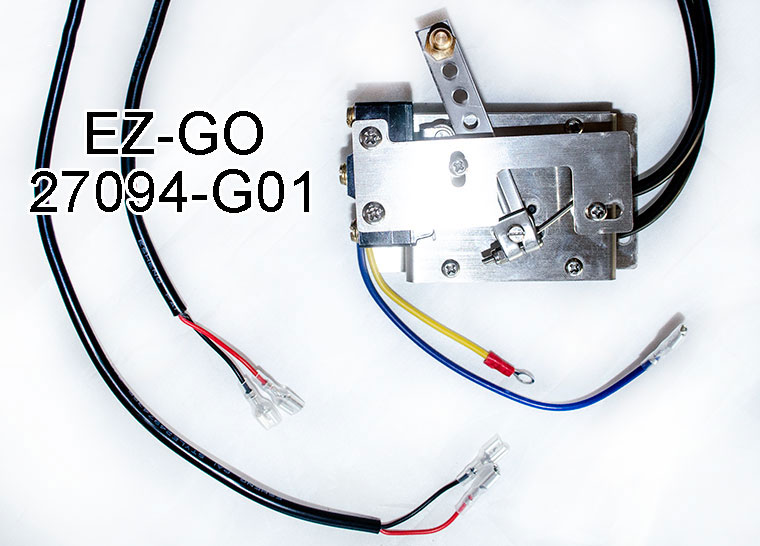 E-Z-GO_27094-G01, E-Z-GO 1989-1994 Marathon Golf Cart Throttle, 0-5K Potentiometer Assembly With Micro-Switch