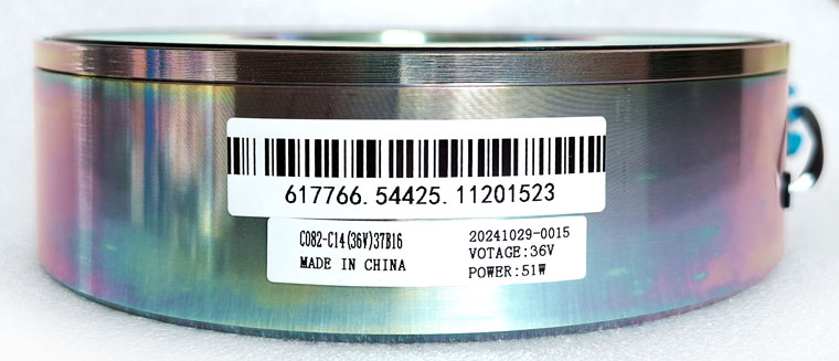 E-Z-GO Part Number 617766, MAHLE / LETRIKA 3-Phase AC Motor Electric Brake, Fits RXV Elite Fleet Traction Motor 680638 / 666986