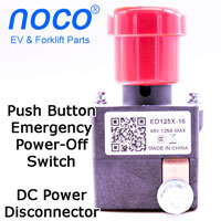 48V 125A DC Emergency Disconnecting Switch, Model ED125X-16 and ED125X-17
