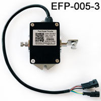 EFP-005-3, 3-Wire 0-5K Pot Throttle, LVTONG Golf Cart Foot Pedal Accelerator, Woking With CURTIS Controller