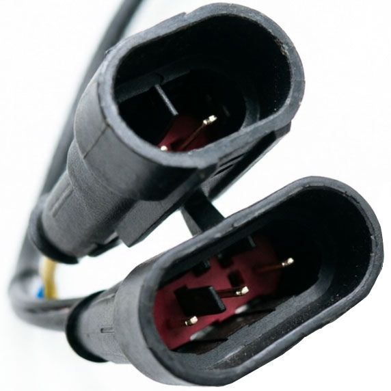 3-Wire 0-5K Potentiometer Throttle Pedal Accelerator Water Proof Connectors, 2-Pin and 3-Pin