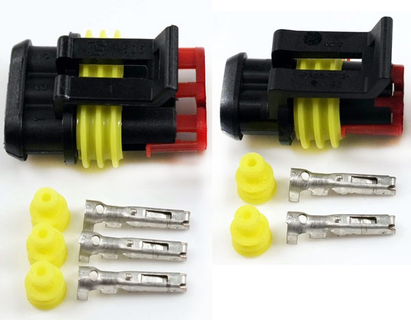 Mating connector of 3-Wire 0-5 potentiometer throttle EFP-005-3
