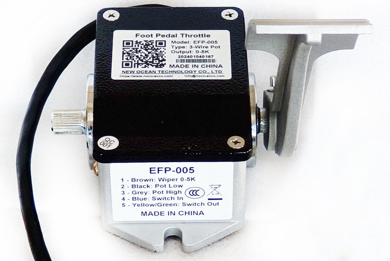 CURTIS / Hangcha EFP-005 Potentiometer 0-5K ohms, electric throttle, foot pedal accelerator