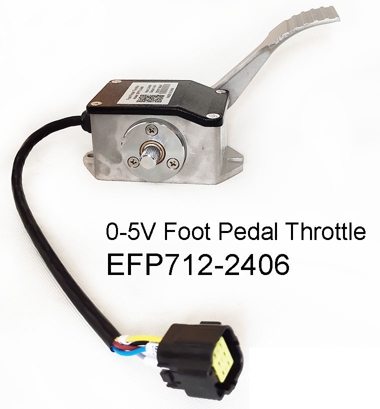 CURTIS EFP712-2406 0-5V  electric throttle, foot pedal accelerator