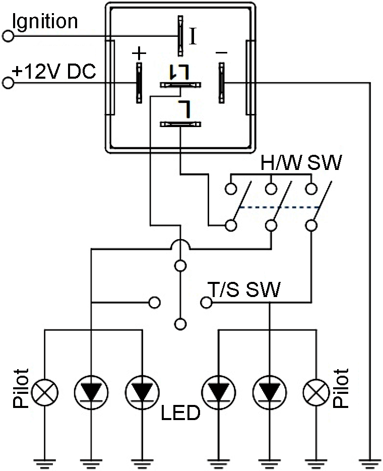 EP27 Automotive LED Turn Signal Flasher Wiring Diagram