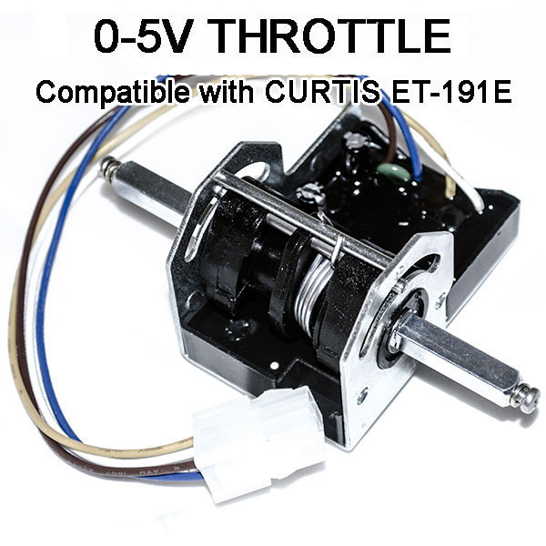 CURTIS ET-191E 0-5V Hall-Effect Throttle, Non-Contact Voltage Throttle With Forward And Reverse Signals