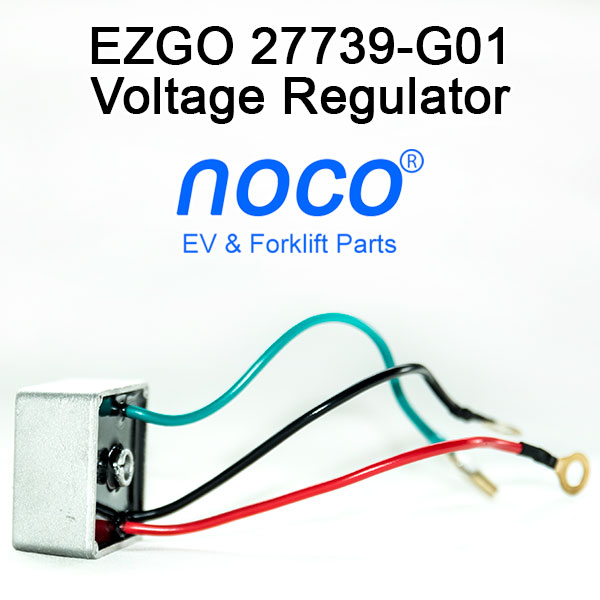 Voltage Regulator, 4 Cycle,  E-Z-GO 27739G01, Application 2002-2009 E-Z-GO Gas TXT, Workhorse-MPT 800/1200, Select ST Models