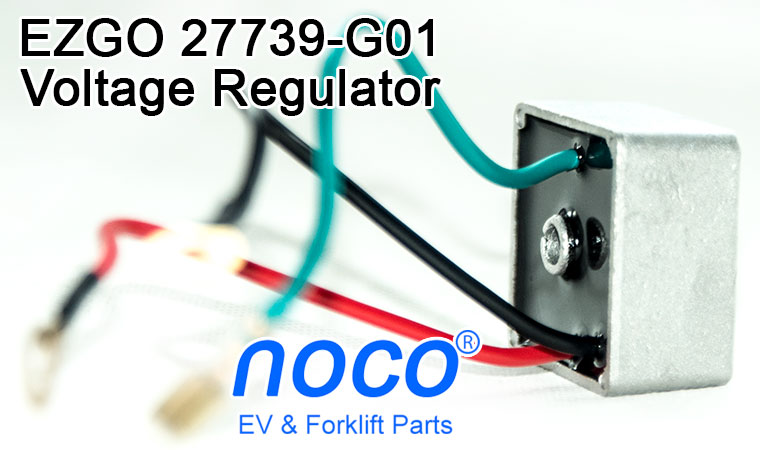 Voltage Regulator, 4 Cycle,  E-Z-GO 27739G01, Application 2002-2009 E-Z-GO Gas TXT, Workhorse-MPT 800/1200, Select ST Models