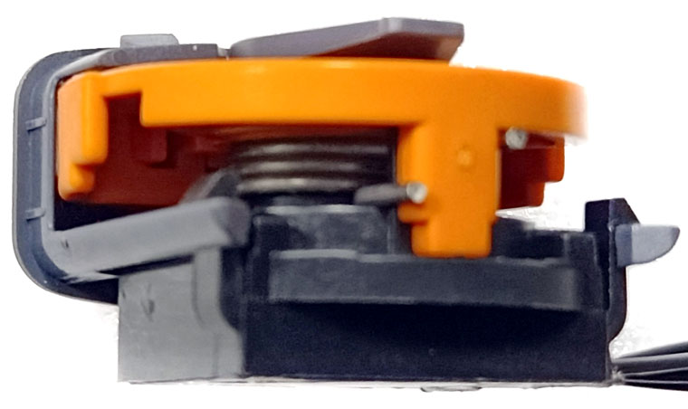 FREI POLLANA Thumbwheel 3023-00098-31 (3205-00323-OV), With Single-Ended Signal Centred, With Raise / Lower Symbo, Proportional Button / Slider / Toggle Switch