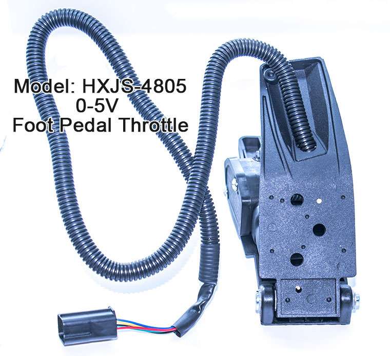 Non-contact type foot pedal 0-5V Electric Throttle HXJS-4805, working voltage range 36-80V DC 