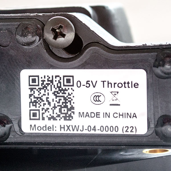 Wide Voltage Foot Pedal Throttle, HXWJ-04-0000, Input Voltage 14-90V