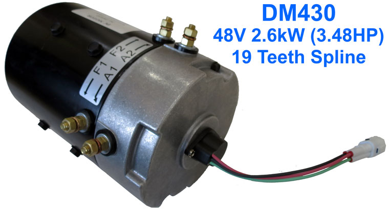 48V 2.6kW YAMAHA G29 / YDRE drive motor JU2-H1890, 48V YAMAHA Golf Cart Utility Vehicle Traction Motor