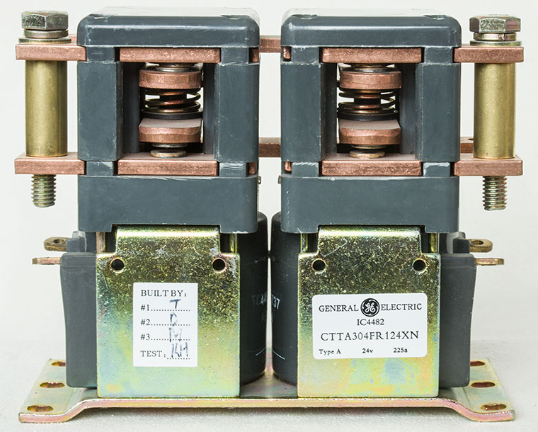 GE 24V 225A DC Contactor IC4482CTTA304FR124XN, Forklift Monoblock DC Reversing Solenoid